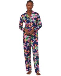 Lauren by Ralph Lauren - Lauren Floral Notch Neck Pyjamas - Lyst