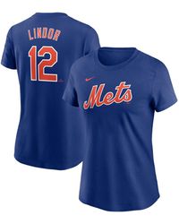 Nike - Francisco Lindor New York Mets Fuse Name Number T-shirt - Lyst