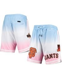 Pro Standard - Blue/pink San Francisco Giants Team Logo Pro Ombre Shorts - Lyst