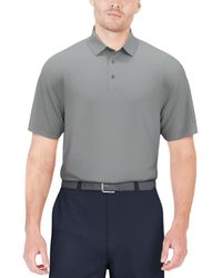 PGA TOUR - Short Sleeve Geo Jacquard Performance Polo Shirt - Lyst