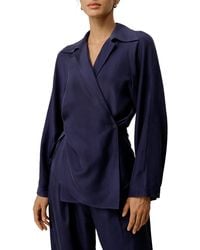 LILYSILK - Multipositional Silk Habotai Shirt - Lyst