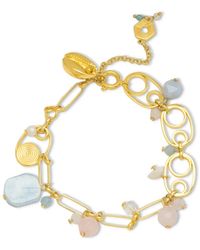 Nectar Nectar New York - 18k Plated Loaiza Charm Bracelet - Lyst