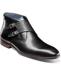 Stacy Adams - Kaius Double Monk Strap Boots - Lyst