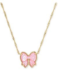 Kendra Scott - Haley Bow Short Pendant Necklace - Lyst