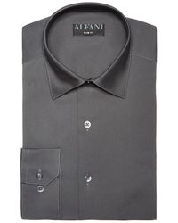 $95 Alfani Men Regular-Fit Stretch White Long-Sleeve Dress Shirt 15-15.5 32/33 M 