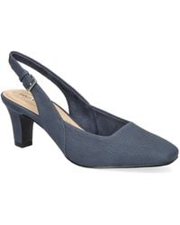 Easy Street - Ritsa Square Toe Slingback Pumps - Lyst