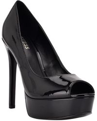 Guess honora peep clearance toe