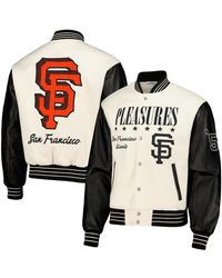 Pleasures - San Francisco Giants Full-snap Varsity Jacket - Lyst