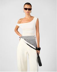 WeWoreWhat - Twisted Off The Shoulder Top - Lyst