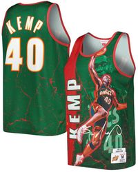 Mitchell & Ness Kevin Durant Seattle Supersonics Jersey Tank Top in Green  for Men