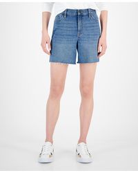 Calvin Klein - High-rise Denim Carpenter Shorts - Lyst