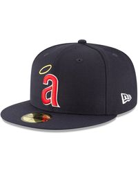 KTZ - California Angels Cooperstown Collection Wool 59fifty Fitted Hat - Lyst