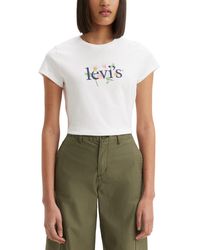 Levi's - Graphic Authentic Cotton Short-sleeve T-shirt - Lyst