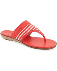 Aerosoles - Gesa Round Toe Thong Sandals - Lyst
