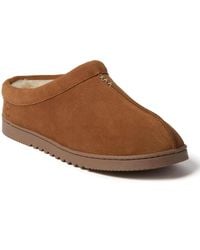 Dearfoams - Dean Genuine Suede Clog House Shoe Slipper - Lyst