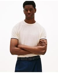 Tommy Hilfiger - Relaxed Fit Short Sleeve Crewneck Knitted T-shirt - Lyst