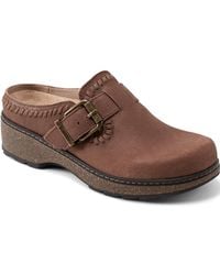Earth - Kay Stitched Round Toe Clogs - Lyst