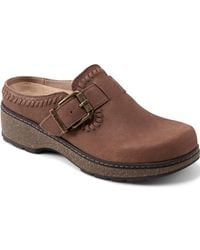 Earth - Kay Stitched Round Toe Clogs - Lyst