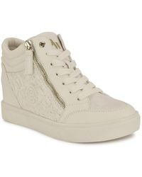 Nine West - Tons High Top Hidden Wedge Sneakers - Lyst