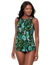 Miraclesuit - Ursula Underwire Tankini Top High Waist Tummy Control Bikini Bottoms - Lyst