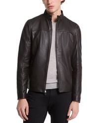 Michael Kors - Men's Leather Racer Jacket - Lyst