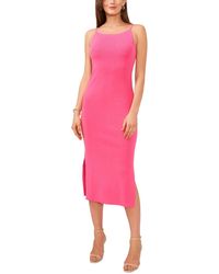 Vince Camuto - Sleeveless Midi Sweater Dress - Lyst