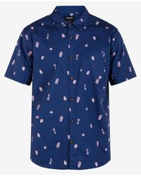 Hurley - One And Only Lido Stretch Short Sleeve Shirt - Lyst