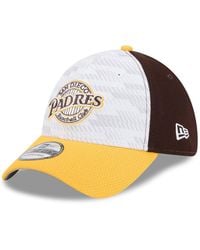 KTZ - Brown/gold San Diego Padres 2025 Mlb Clubhouse 39thirty Flex Hat - Lyst