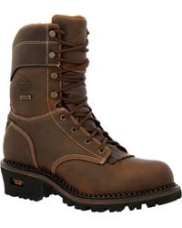 Georgia Boot - Amp Lt Logger Composite Toe Insulated Waterproof Work Boot - Lyst