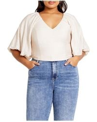 City Chic - Plus Size Peta Top - Lyst
