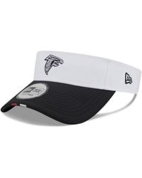 KTZ - White/black Atlanta Falcons 2025 Nfl Training Camp Adjustable Visor Hat - Lyst
