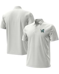 Under Armour - Notre Dame Fighting Irish Hockey Leprechaun Drive Micro Groove Stripe Polo Shirt - Lyst