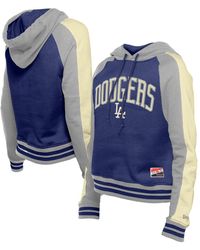 KTZ - New York Yankees Throwback Cropped Raglan Pullover Hoodie - Lyst