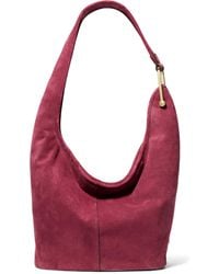 Michael Kors - Michael Sonny Suede Medium Hobo Shoulder Bag - Lyst