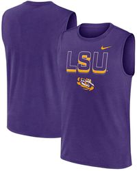 Nike - Lsu Tigers Primetime Tricode Legend Performance Tank Top - Lyst