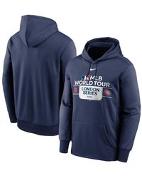 Nike World Tour Pack Graphic Hoodie in White for Men | Lyst