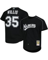 Mitchell & Ness - Dontrelle Willis Florida Marlins Cooperstown Collection Mesh Batting Practice Button-up Jersey - Lyst