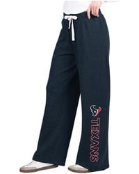 G-III 4Her by Carl Banks - Houston Texans Field Wide Leg Sweatpants - Lyst