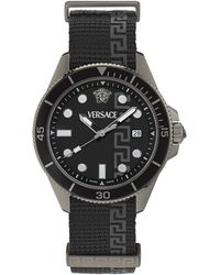 Versace - Greca Force Ip Case Black Matte Watch - Lyst
