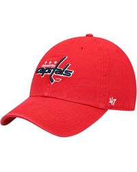 '47 - Washington Capitals Team Clean Up Adjustable Hat - Lyst