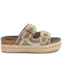 Xti - Refresh Cork Footbed Crochet Sandals By - Lyst