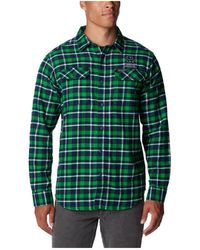 Columbia - Notre Dame Fighting Irish Flare Gun Flannel Long Sleeve Shirt - Lyst