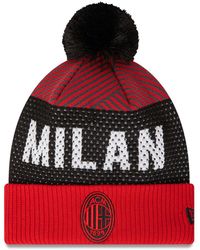 KTZ - Ac Milan Enginee Sport Cuffed Knit Hat - Lyst