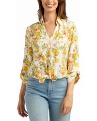 Bcx - Printed Collared Neck Shirt - Lyst