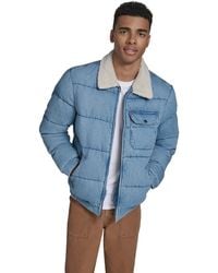 Levi's - Denim Quilted Sherpa Collar Jacket - Lyst