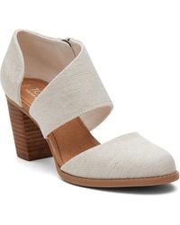 TOMS - Milan Closed Toe Heel Sandals - Lyst