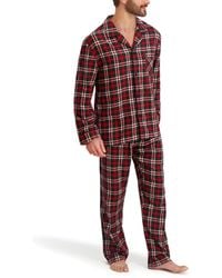 Hanes - Flannel Button Down Pajama Sleep Set - Lyst