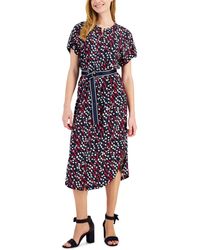 Tommy Hilfiger - Ditsy-floral Printed Shirtdress - Lyst