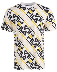 fila t shirt mens gold