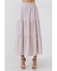 English Factory - Tiered Maxi Skirt - Lyst